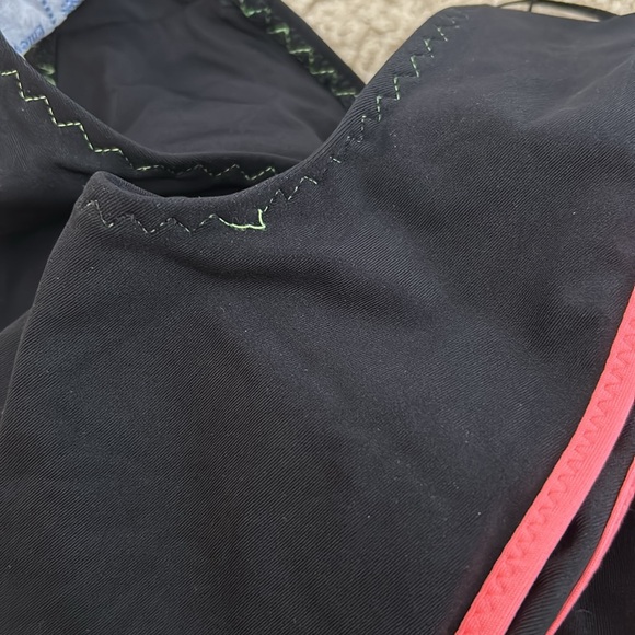 Zara Women’s Black Cut Out Piping Neón Trim Zip Front Cheeky Swimsuit Sz S NWT - Picture 14 of 14